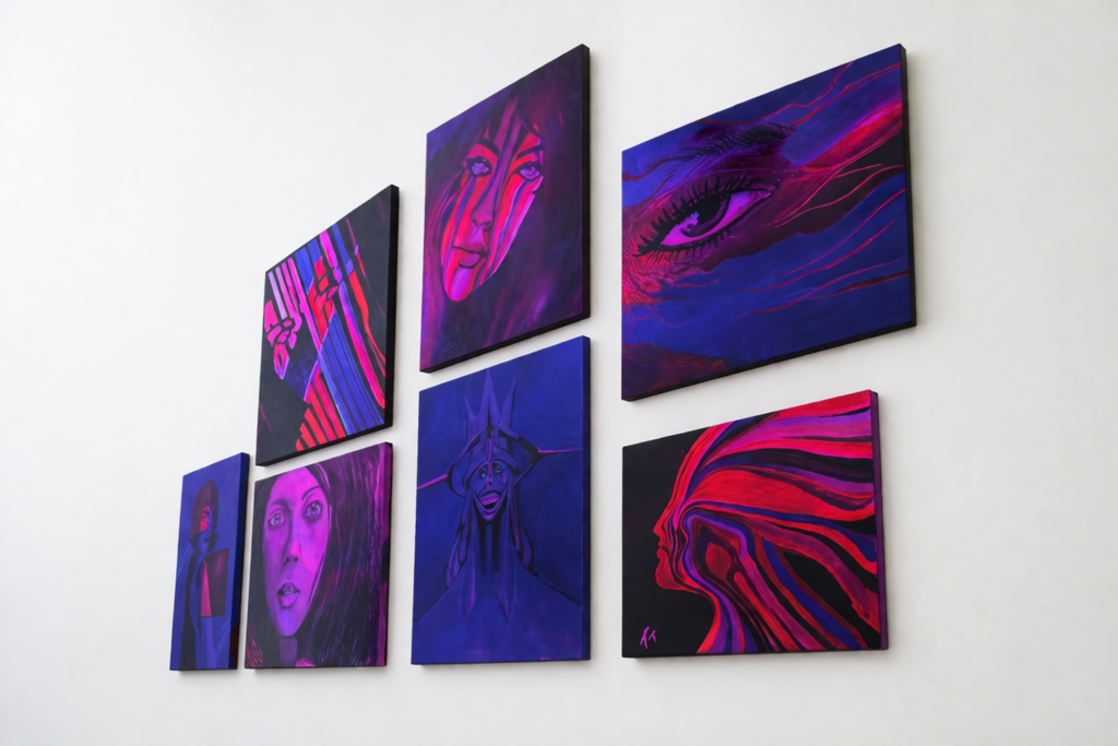 Vivid Modern Art Gallery Display 1024x683